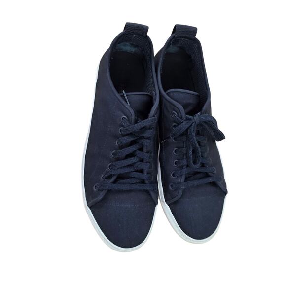 James Perse Carbon Low Men's Black Low Top Sneakers Size 9 Made in Italy - Picture 3 of 8